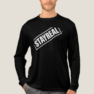T-shirt En Tri-matière STAYREAL - Gras Minimaliste Streetwear, instructio