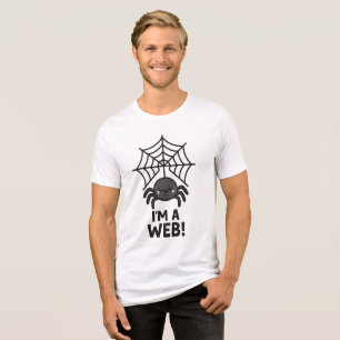 T-shirt En Tri-matière Sticker 🕷️ araignée mignonne ✨   Cartoon Web Fun"