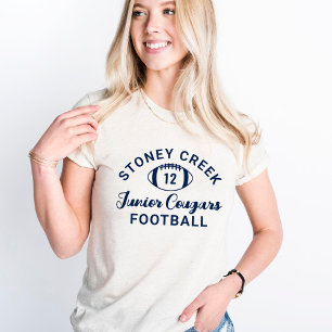 T-shirt En Tri-matière Stoney Creek Junior Cougars marine Oatmeal