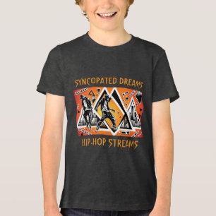 T-SHIRT EN TRI-MATIÈRE STREAMES HIP-HOP