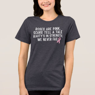 T-shirt En Tri-matière Strength, Scars & Survival Breast Cancer Awareness