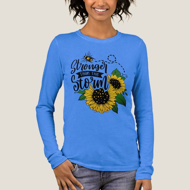 T-shirt En Tri-matière Stronger than the storm  (Recto)