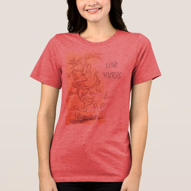 T-shirt En Tri-matière Stupid Cupid's love  (Recto)