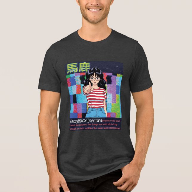 T-shirt En Tri-matière Stupide Adjacent (Recto)