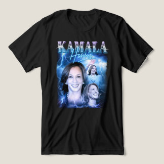 T-shirt En Tri-matière Style Kamala Harris Retro 90s