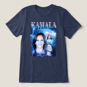 T-shirt En Tri-matière Style Kamala Harris Retro 90s