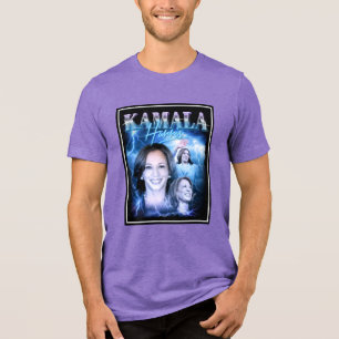 T-shirt En Tri-matière Style Kamala Harris Retro 90s