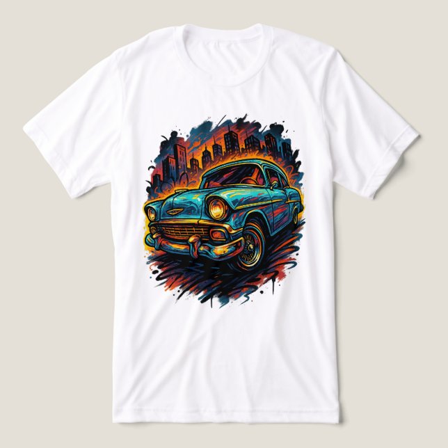 T-shirt En Tri-matière Style Urbain Rétro Ride (Design Recto)