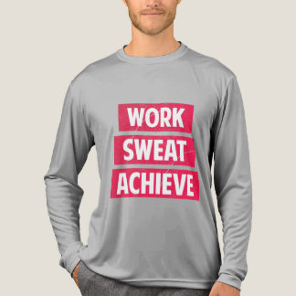 T-shirt En Tri-matière Sueur de travail Atteindre la longue manche motiva