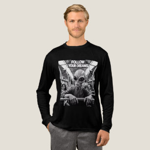 T-SHIRT EN TRI-MATIÈRE SUIVEZ VOS RÊVES