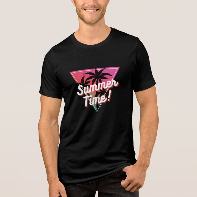 T-shirt En Tri-matière Summer Time (Recto)