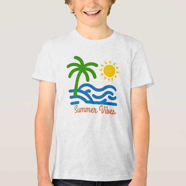 T-shirt En Tri-matière Summer Vibes (Recto)