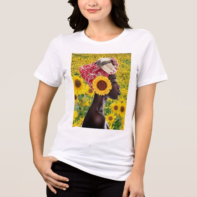 T-shirt En Tri-matière Sunflower africaine (Recto)