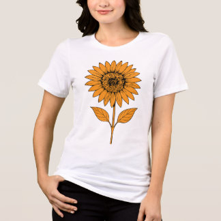 T-shirt En Tri-matière Sunflower Nightfall