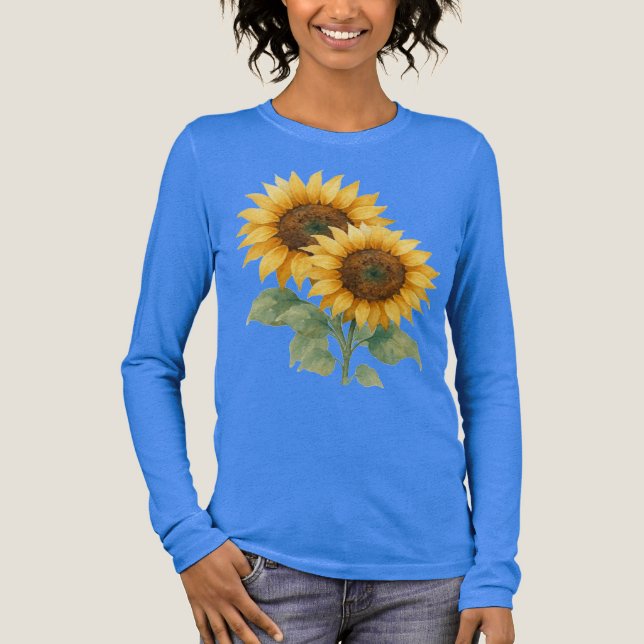 T-shirt En Tri-matière Sunflowers  (Recto)