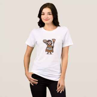 T-shirt En Tri-matière « Super Maman » Illustration – Cadeau parfait pour