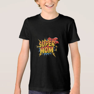 T-shirt En Tri-matière Super Mom Comic Burst