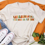 T-shirt En Tri-matière Super rétro De l'environnement Science Is My Vibe<br><div class="desc">T-shirt de style rétro "La science De l'environnement est ma Vibe". Vous pouvez changer les couleurs.</div>