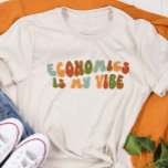 T-shirt En Tri-matière Super Retro Economics Est Mon Vibe, Économiste<br><div class="desc">T-shirt de style rétro "L'économie est ma vibe",  pour les économistes,  les analystes,  les commerçants,  les avocats et plus encore.</div>