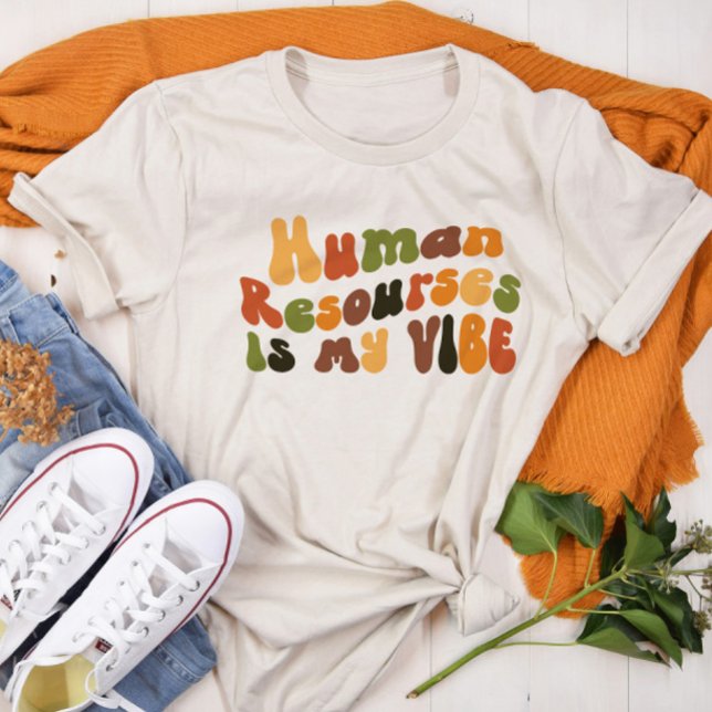 T-shirt En Tri-matière Super Retro Ressources humaines Est Ma Vibe, RH (Créateur téléchargé)