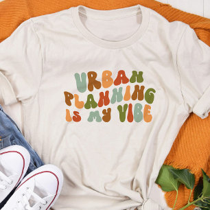 T-shirt En Tri-matière Super Rétro Urbain L'Urbanisme Est Mon Vibe, Plani