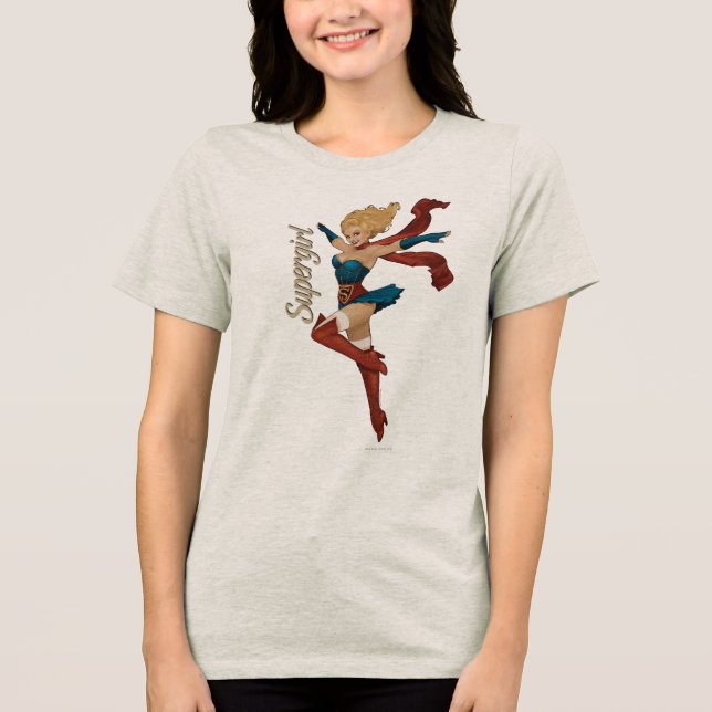 T-shirt En Tri-matière Supergirl Bombshell (Recto)
