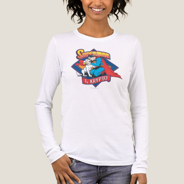 T-shirt En Tri-matière Superman avec Krypto (Recto)