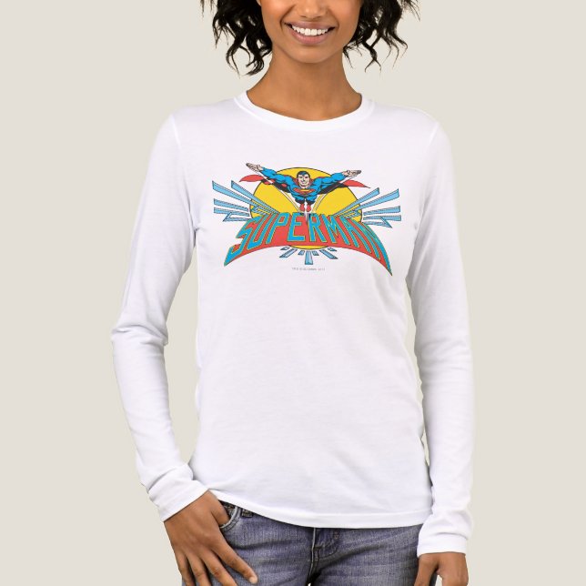 T-shirt En Tri-matière Superman avec lettres (Recto)
