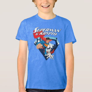 T-shirt En Tri-matière Superman & Krypto Soar