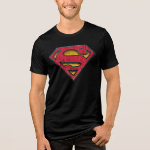 T-shirt En Tri-matière Superman S-Shield Logo en détresse