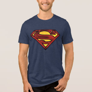T-shirt En Tri-matière Superman S-Shield   Logo rouge foncé