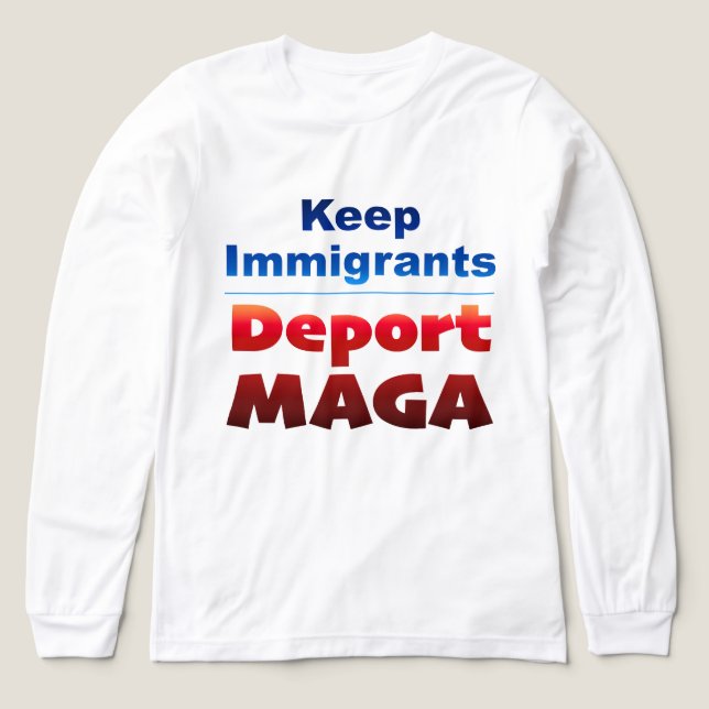 T-shirt En Tri-matière Supprimer MAGA manches longues (Motif recto)