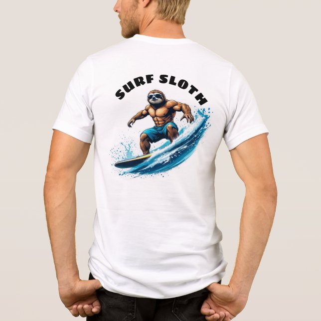 T-shirt En Tri-matière Surf Sloth (Verso)