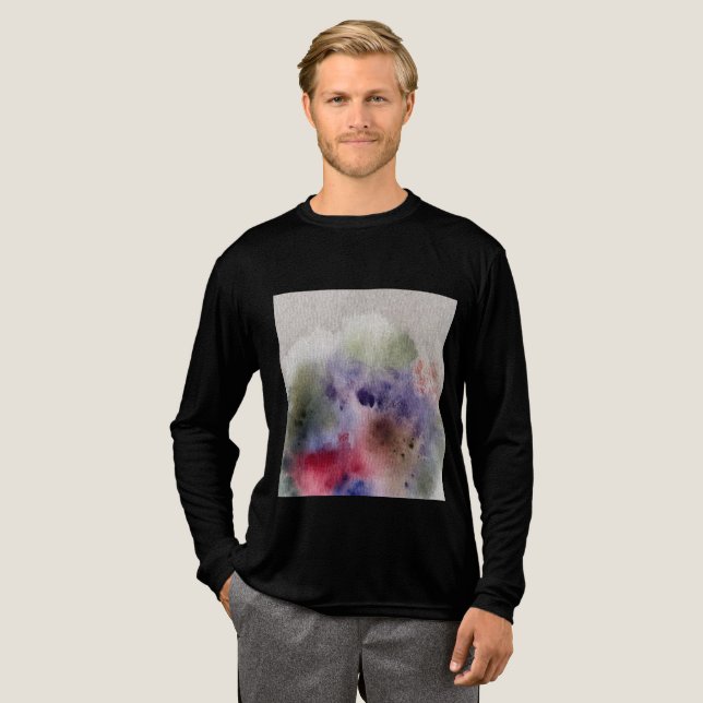 T-shirt En Tri-matière Sweatshirt d'art abstrait (Recto complet)