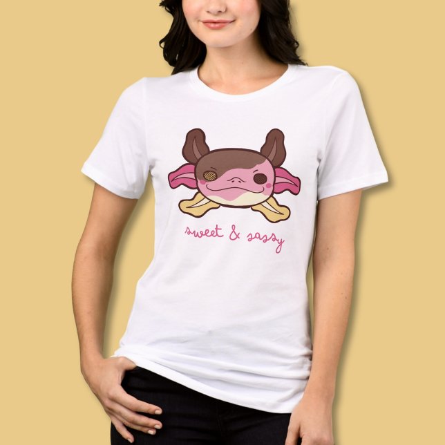 T-shirt En Tri-matière Sweet & Sassy Axolotl Neapolitan Crème glacée (Créateur téléchargé)