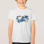 T-shirt En Tri-matière Symbol Infinity of Blue Morpho Butterflies<br><div class="desc">Symbol infinity of gold,  decorated with realistic blue butterflies morpho on a white background. Design with butterflies. Morpho. Design with blue butterflies morpho.</div>