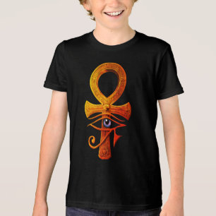 T-shirt En Tri-matière Symbole antique égyptien Ankh Eye of Horus Protége