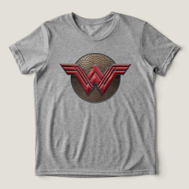 T-shirt En Tri-matière Symbole Wonder Woman sur les cercles concentrés (Design Recto)