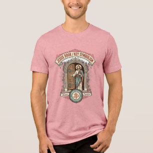T-shirt En Tri-matière Symbolisme de la clé de la porte de Jésus Symbolis