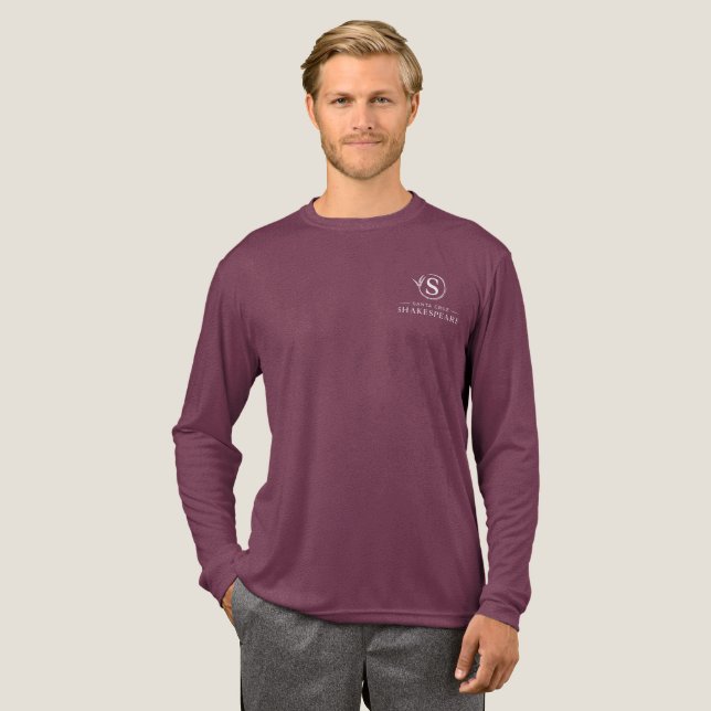 T-shirt En Tri-matière T à manches longues avec logo (Recto complet)
