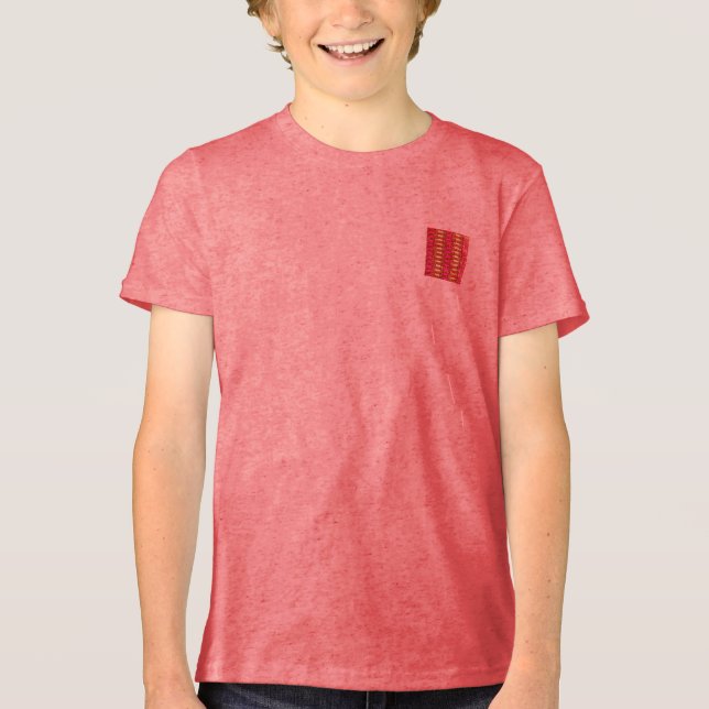 T-SHIRT  EN TRI-MATIÈRE T CHEZ LE GARÇON (Recto)
