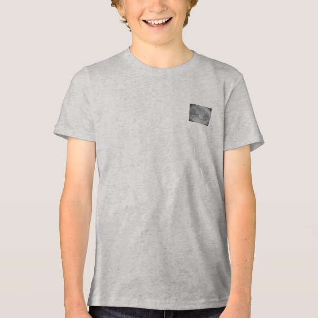 T-SHIRT  EN TRI-MATIÈRE T CHEZ LE GARÇON (Recto)