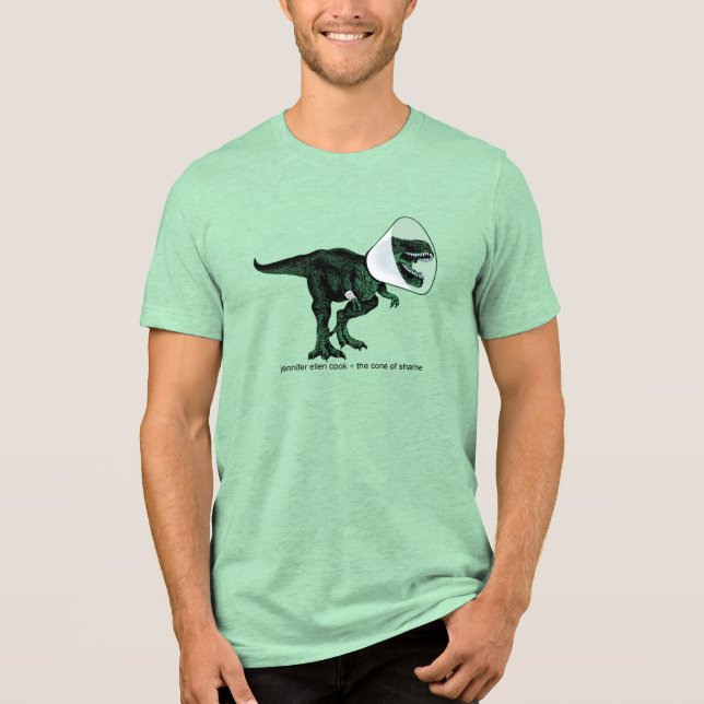 T-shirt En Tri-matière T Rex Cone of Shame    Jennifer ellen Cook (Recto)