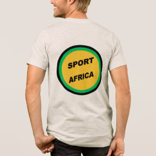T-shirt En Tri-matière T-shirt avoine dos homme SPORT AFRICA
