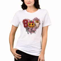 T-shirt Boo Halloween avec citrouille