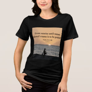 T-shirt En Tri-matière 👚T-shirt chrétien messianique inspirant Psaume 13