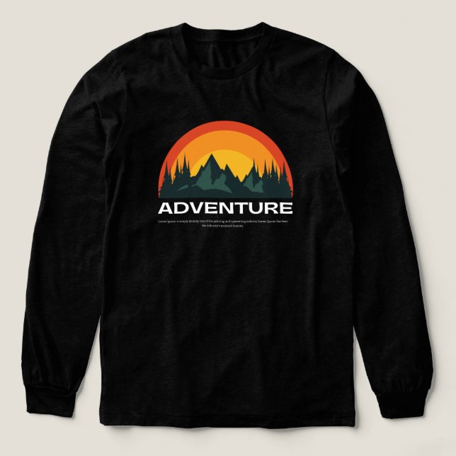 T-shirt En Tri-matière T-shirt Coup de soleil sur la route (Motif devant)