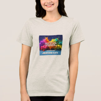 T-shirt En Tri-matière T-shirt de déclaration en gras"