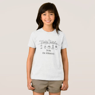 T-shirt En Tri-matière T-shirt de la fête des enfants de Noël