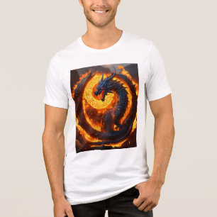 T-shirt En Tri-matière T-shirt Dragon Aquarelle Whimsical